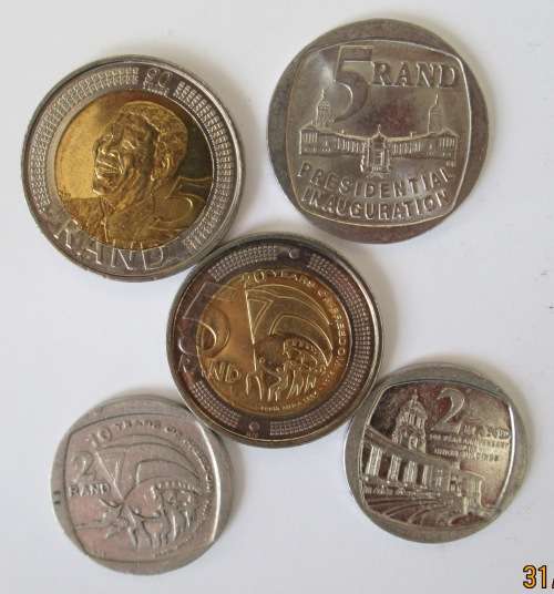 2014...R5...FREEDOM...PLUS...FOUR POPULAR  RSA ...COINS  .....ONE BID FOR ALL.